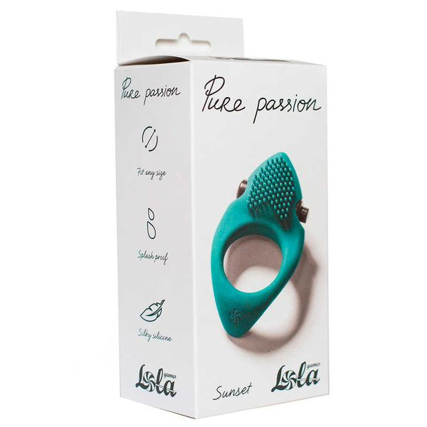 Эрекционное виброкольцо Pure Passion Sunset Green 1302-03lola Эрекционное виброкольцо Pure Passion Sunset Green 1302-03lola