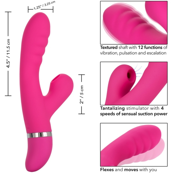 Вибратор-кролик FOREPLAY FRENZY - PUCKER с функцией вакуума Вибратор-кролик FOREPLAY FRENZY - PUCKER с функцией вакуума