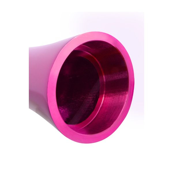 Вибромассажер PURE ALUMINIUM - розовый маленький PINK SMALL рельефный Вибромассажер PURE ALUMINIUM - розовый маленький PINK SMALL рельефный