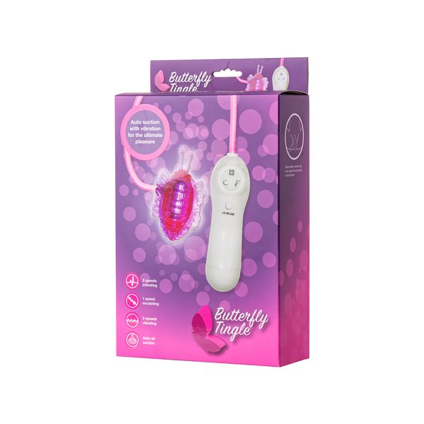 Вибратор бабочка Dream Toys, ПВХ+ABS пластик и нейлон, розовый, 8 см. Вибратор бабочка Dream Toys, ПВХ+ABS пластик и нейлон, розовый, 8 см.