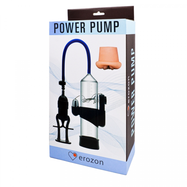 Вакуумная помпа Erozon Penis Pump с вибрацией Вакуумная помпа Erozon Penis Pump с вибрацией