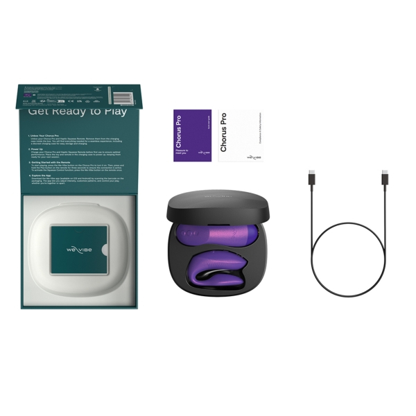 Вибратор для пар We-Vibe Chorus Pro фиолетовый Вибратор для пар We-Vibe Chorus Pro фиолетовый
