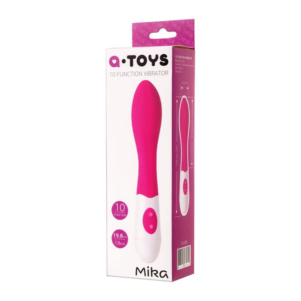 Вибратор TOYFA A-Toys Mika, розовый, 19,8см, 10 функций Вибратор TOYFA A-Toys Mika, розовый, 19,8см, 10 функций