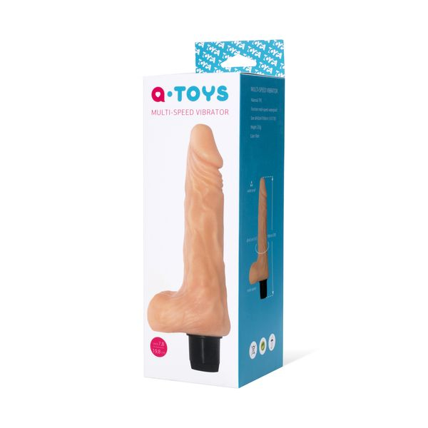 Реалистичный вибратор A-Toys by TOYFA мультискоростной Ronk, TPE, телесный, 20 см Реалистичный вибратор A-Toys by TOYFA мультискоростной Ronk, TPE, телесный, 20 см