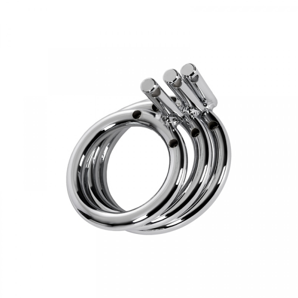 Пояс верности мужской TOYFA Metal, серебряный Пояс верности мужской TOYFA Metal, серебряный