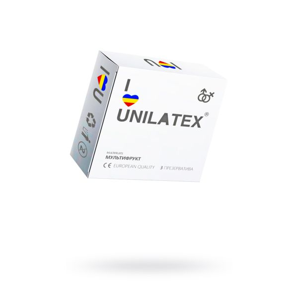 Презервативы Unilatex Multifrutis №3 ароматизированные, цветные Презервативы Unilatex Multifrutis №3 ароматизированные, цветные