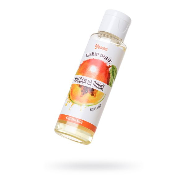 Масло для массажа Yovee by Toyfa «Массаж на пляже», с ароматом манго и папайи, 50 мл Масло для массажа Yovee by Toyfa «Массаж на пляже», с ароматом манго и папайи, 50 мл
